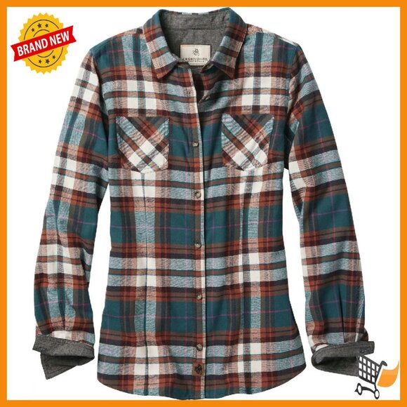 Soft Cotton Long Sleeve Plaid Flannel Button Down Shirt